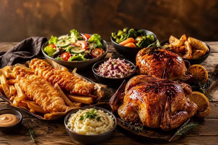 BBQ chicken, chips, salads and sides from Magill BBQ Chickens